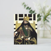Haile Selassie - HIM - Rastafari - Briefkaart (Staand voorkant)