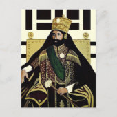 Haile Selassie - HIM - Rastafari - Briefkaart (Voorkant)