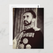 Haile Selassie - HIM - Rastafari - Briefkaart (Voorkant / Achterkant)