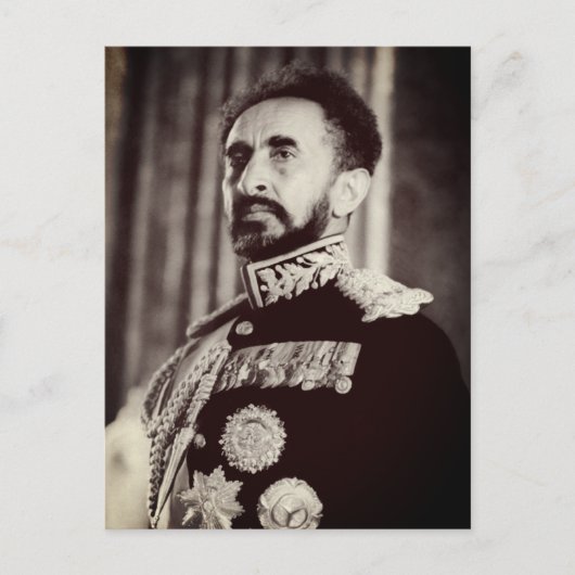 Haile Selassie - HIM - Rastafari - Briefkaart (Voorkant)