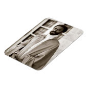 Haile Selassie - HIM - Rastafari - Jah Magnet Magneet (Linkerzijde)