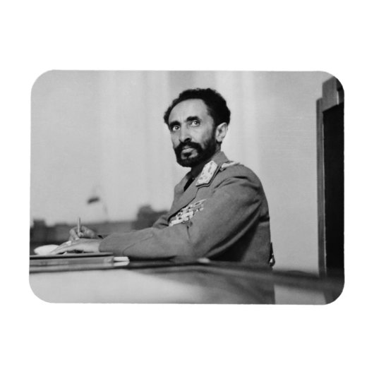 Haile Selassie - HIM - Rastafari - Jah Magnet Magneet (Horizontaal)