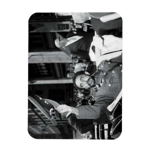 Haile Selassie - HIM - Rastafari - Jah Magnet Magneet (Verticaal)