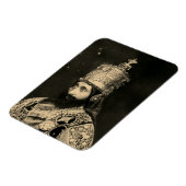 Haile Selassie - HIM - Rastafari - Jah Magnet Magneet (Linkerzijde)