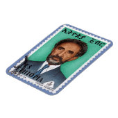 Haile Selassie - HIM - Rastafari - Jah Magnet Magneet (Linkerzijde)