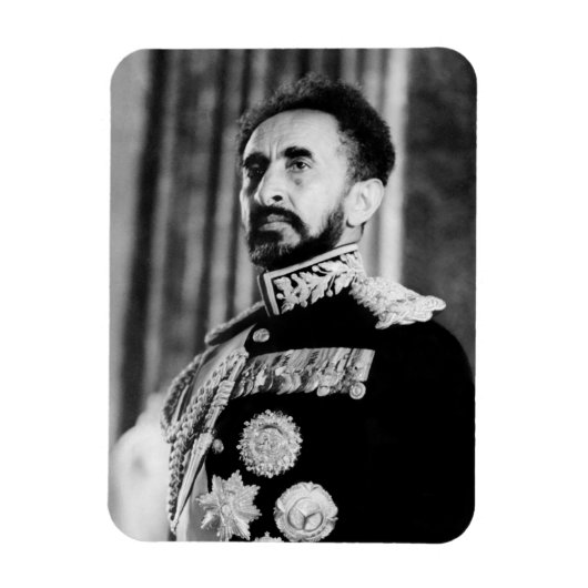 Haile Selassie - HIM - Rastafari - Jah Magnet Magneet (Verticaal)