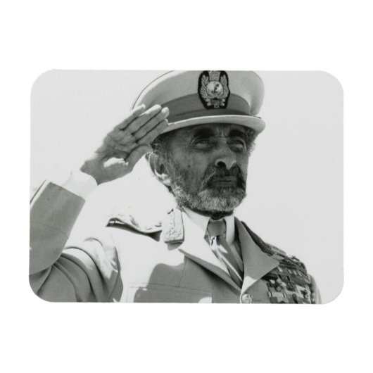 Haile Selassie - HIM - Rastafari - Jah Magnet Magneet (Horizontaal)