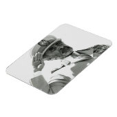 Haile Selassie - HIM - Rastafari - Jah Magnet Magneet (Linkerzijde)