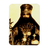 Haile Selassie - HIM - Rastafari - Jah Magnet Magneet (Verticaal)