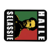 Haile Selassie - HIM - Rastafari - Jah Magnet Magneet (Horizontaal)