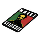 Haile Selassie - HIM - Rastafari - Jah Magnet Magneet (Linkerzijde)