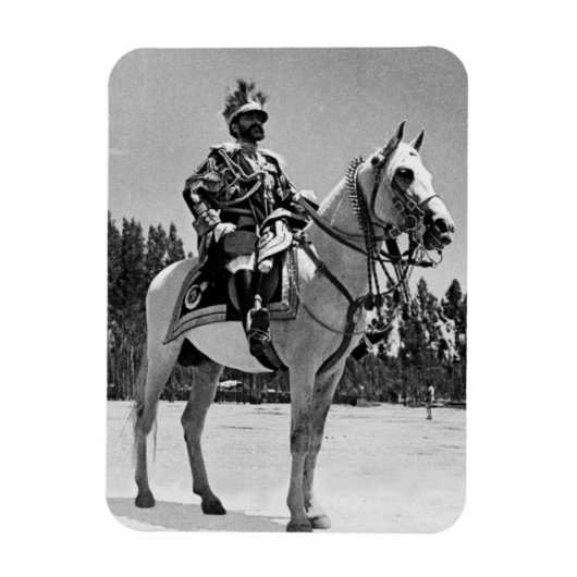 Haile Selassie - HIM - Rastafari - Jah Magnet Magneet (Verticaal)