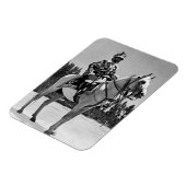 Haile Selassie - HIM - Rastafari - Jah Magnet Magneet (Linkerzijde)