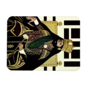 Haile Selassie - HIM - Rastafari - Jah Magnet Magneet (Horizontaal)