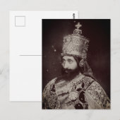 Haile Selassie - HIM - Rastafari - Postcard Briefkaart (Voorkant / Achterkant)