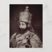 Haile Selassie - HIM - Rastafari - Postcard Briefkaart (Voorkant)