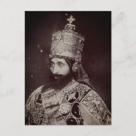 Haile Selassie - HIM - Rastafari - Postcard Briefkaart