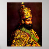 Haile Selassie - HIM - Rastafari - Postcard Poster (Voorkant)