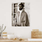 Haile Selassie - HIM - Rastafari - Wood Poster (Keuken)