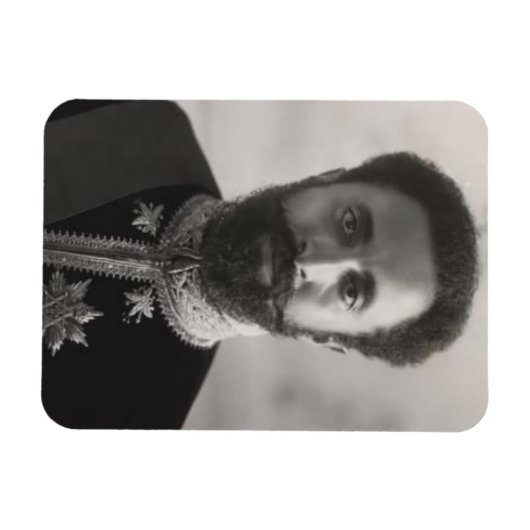 Haile Selassie - HIM - Rastafrai - Reggae Magnet Magneet (Horizontaal)