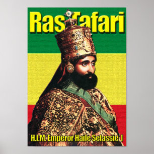 Haile Selassie I Emperor of Ethiopia, Ras Tafari Poster