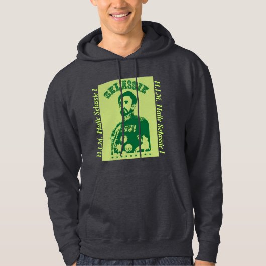 Haile Selassie I H.I.M. Hoodie (Voorkant)