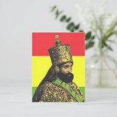 Haile Selassie I - HIM - Jah Rastafari - Briefkaar Briefkaart (Staand voorkant)