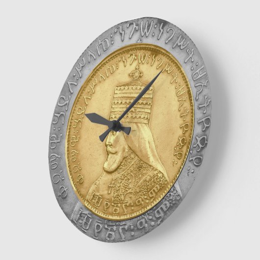 Haile Selassie I HIM Jah Rastafari Rasta Jah Bless Grote Klok (Hoek)