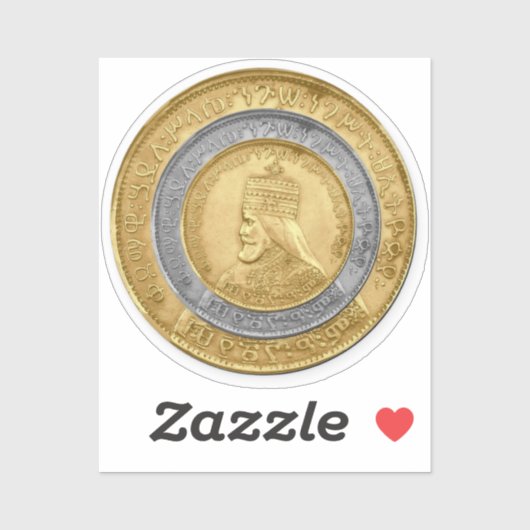 Haile Selassie I HIM Jah Rastafari Rasta Jah Bless Sticker (Vel)