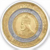 Haile Selassie I HIM Jah Rastafari Rasta Jah Bless Sticker (Voorkant)