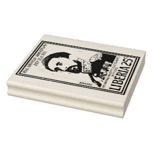 Haile Selassie I Jah Rastafari Houten Kunst Stempe Rubberstempel