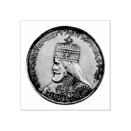 Haile Selassie I Jah Rastafari Houten Kunst Stempe Rubberstempel