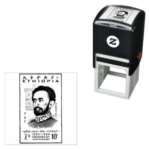 Haile Selassie I Jah Rastafari Houten Kunst Stempe Zelfinktende Stempel