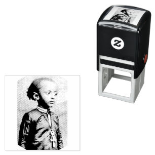 Haile Selassie I Jah Rastafari Houten Kunststempel Zelfinktende Stempel