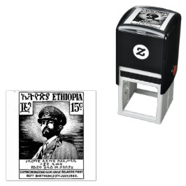 Haile Selassie I Jah Rastafari Houten Kunststempel Zelfinktende Stempel