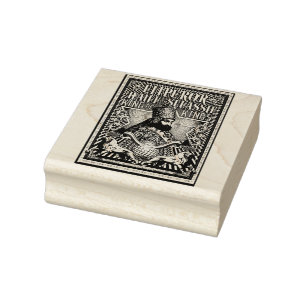 Haile Selassie I Jah Rastafari Houten Stempel