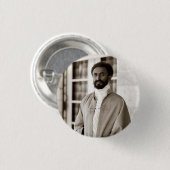 Haile Selassie I Jah Rastafari Reggae Rasta Button (Voorkant /achterkant)