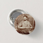 Haile Selassie I Jah Rastafari Reggae Rasta Button (Voorkant /achterkant)