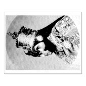 Haile Selassie I Jah Rastafari Wood Art Stamp Rubberstempel (Afrduk)