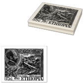 Haile Selassie I Jah Rastafari Wood Art Stamp Rubberstempel (Gestempeld)