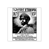 Haile Selassie I Jah Rastafari Wood Art Stamp Rubberstempel (Afrduk)