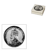 Haile Selassie I Jah Rastafari Wood Art Stamp Rubberstempel (Gestempeld)