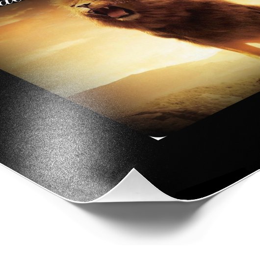 Haile Selassie I Quotes; Rastafari Lion Judah Foto Afdruk (Hoek)