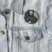 Haile Selassie I Ronde Button 5,7 Cm (In situ)
