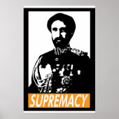 Haile Selassie I SUPREMACY Poster (Voorkant)