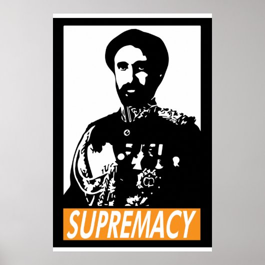 Haile Selassie I SUPREMACY Poster (Voorkant)