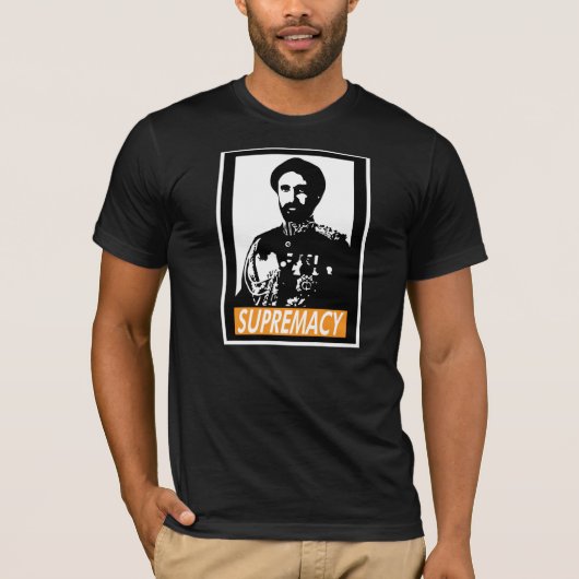 Haile Selassie I SUPREMACY T-shirt (Voorkant)