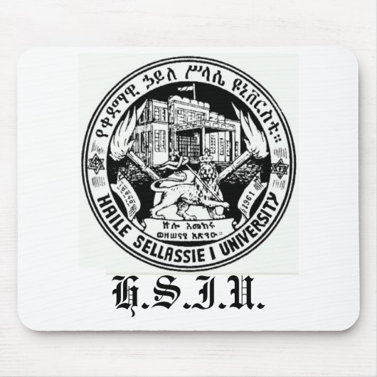 Haile Selassie I University Muismat (Voorkant)