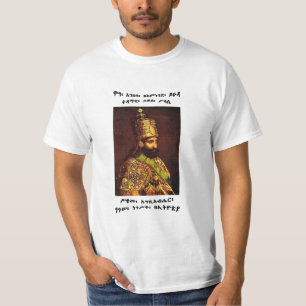 Haile Selassie I, Verkozen voor God, Koning van Ki T-shirt