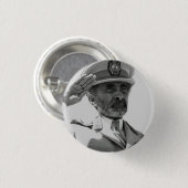Haile Selassie - Jah - Messiah - Rastafari Button (Voorkant /achterkant)
